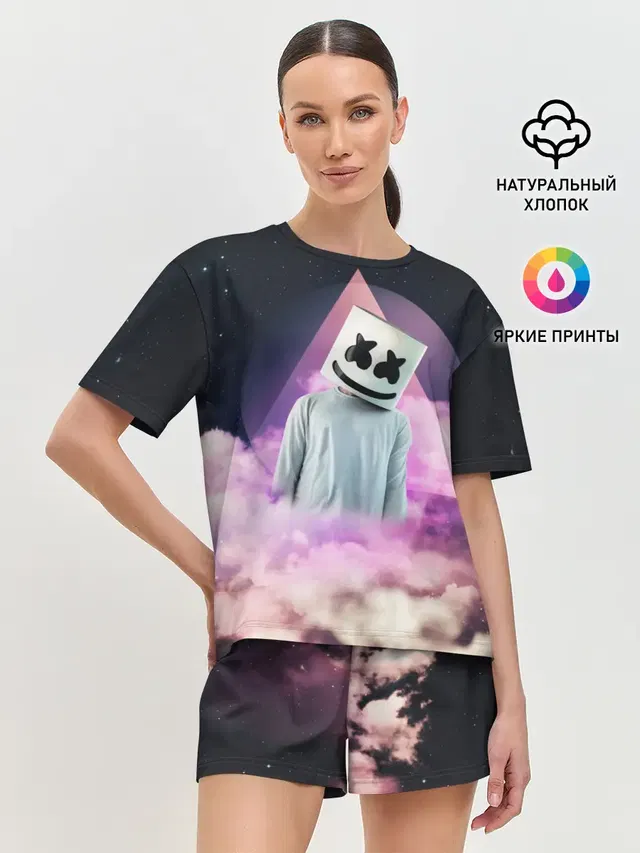 Женская пижама с шортами