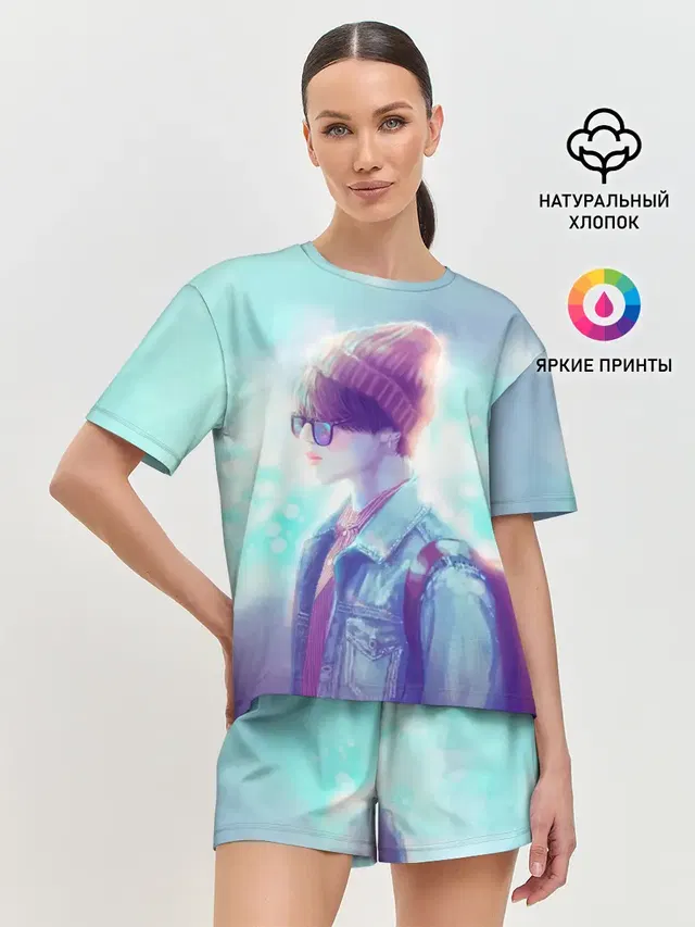 Женская пижама с шортами