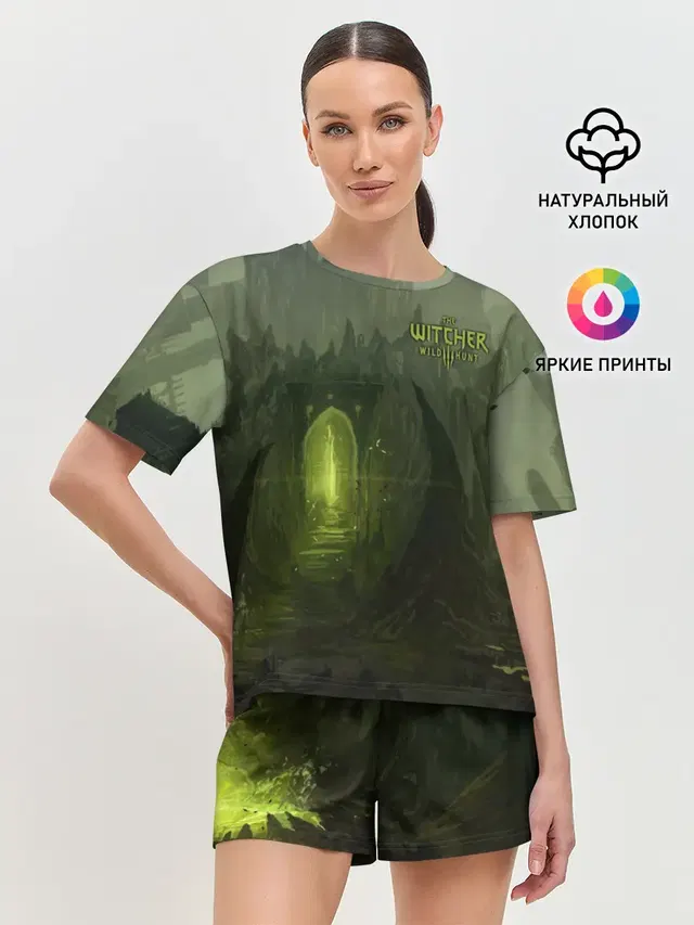 Женская пижама с шортами