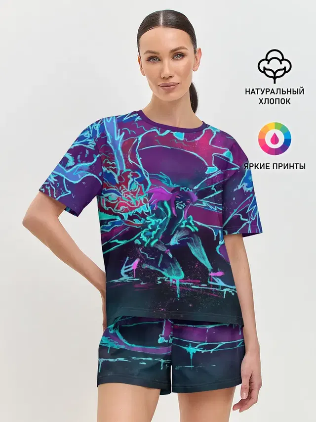 Женская пижама с шортами