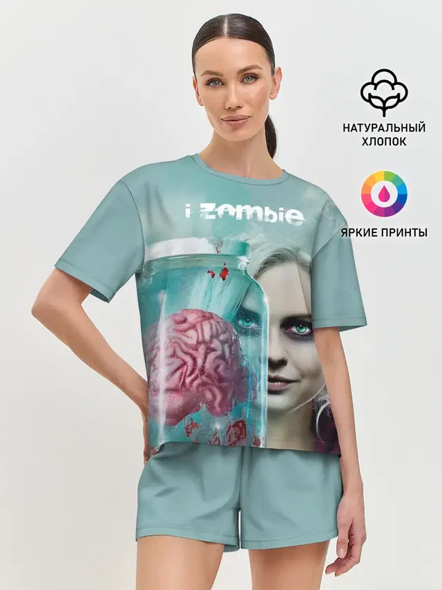 Женская пижама с шортами