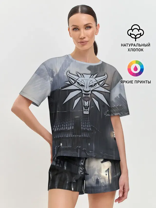 Женская пижама с шортами