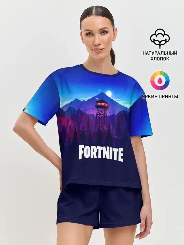 Женская пижама с шортами
