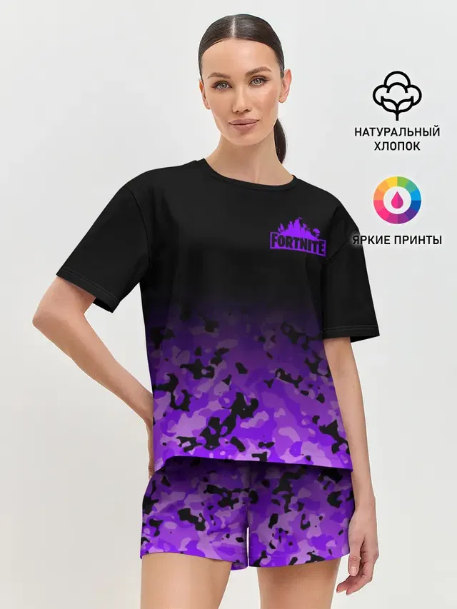 Женская пижама с шортами