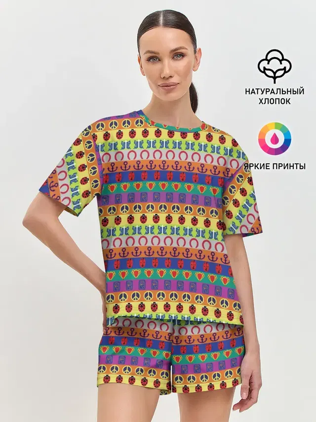 Женская пижама с шортами