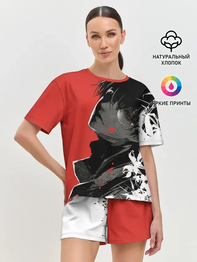 Женская пижама с шортами