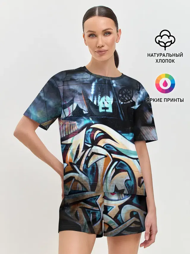 Женская пижама с шортами