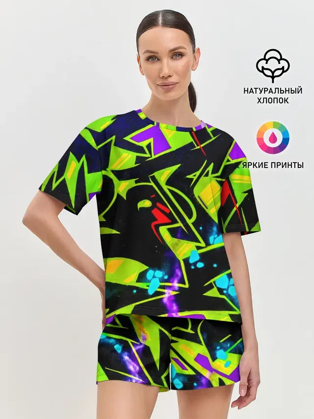 Женская пижама с шортами