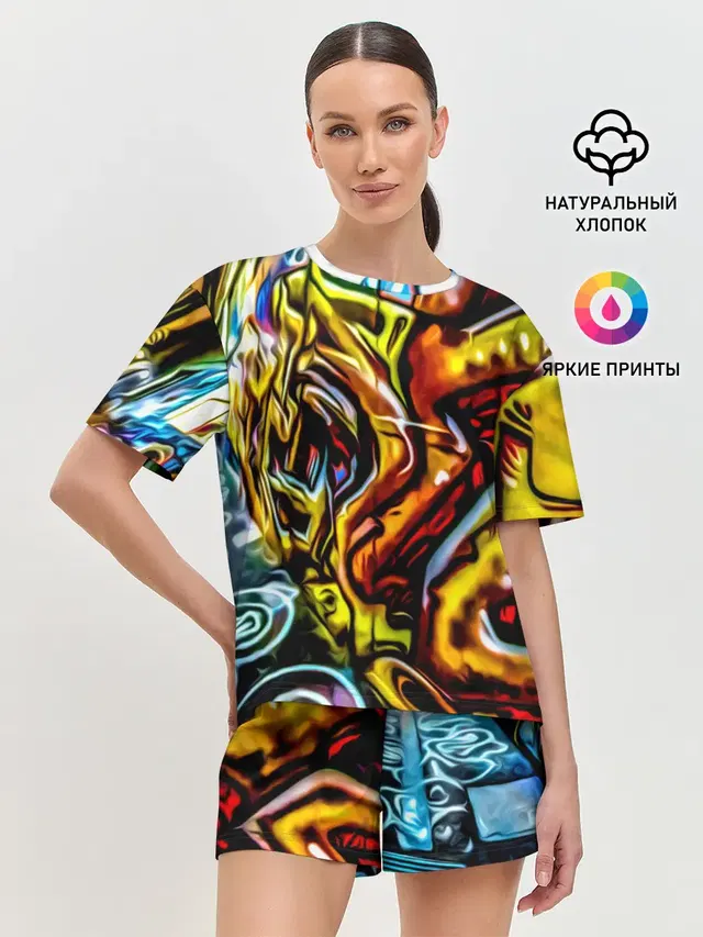 Женская пижама с шортами