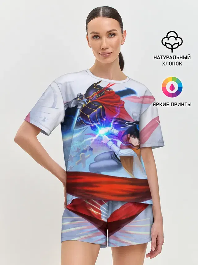 Женская пижама с шортами