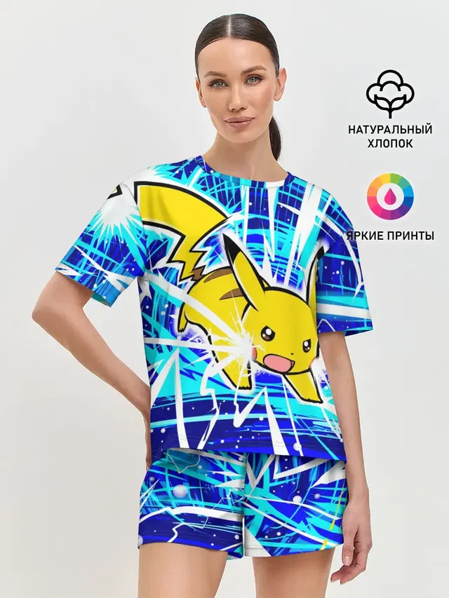 Женская пижама с шортами
