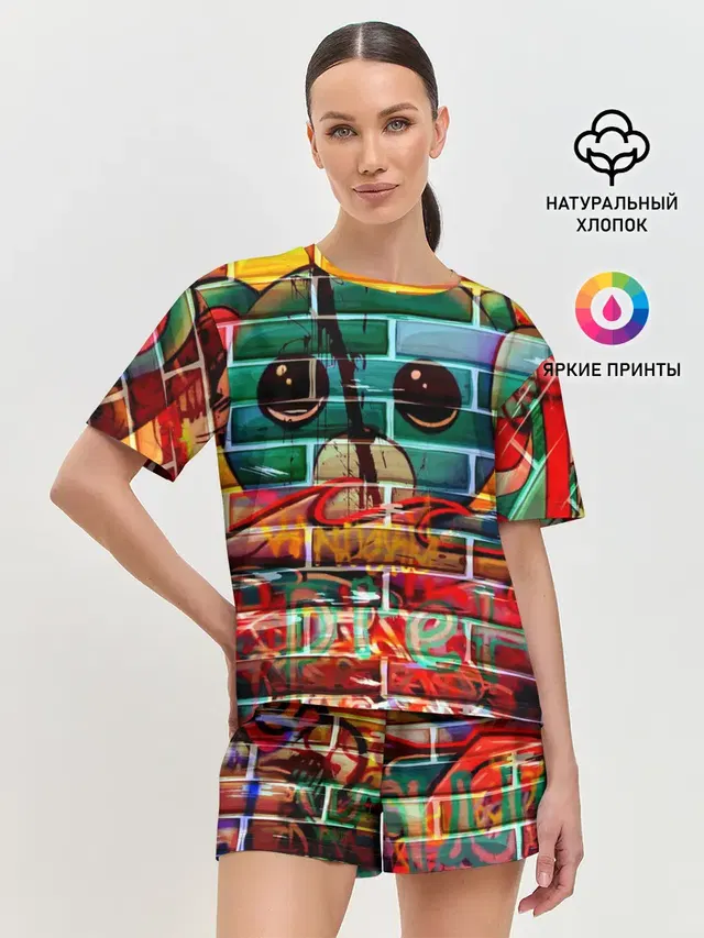 Женская пижама с шортами