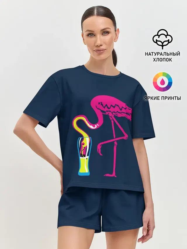 Женская пижама с шортами