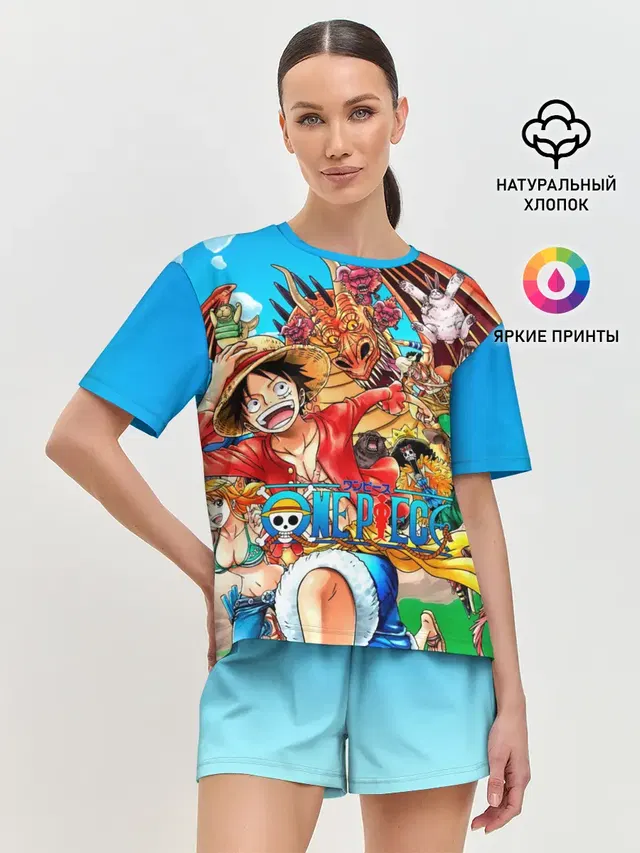 Женская пижама с шортами
