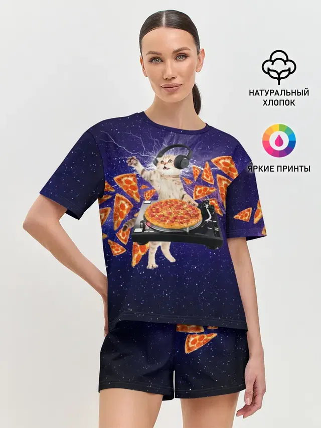 Женская пижама с шортами