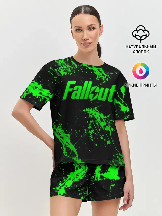 Женская пижама с шортами