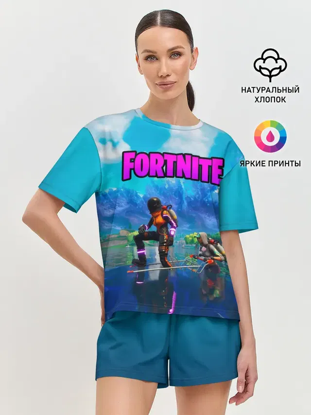 Женская пижама с шортами