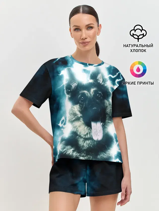 Женская пижама с шортами