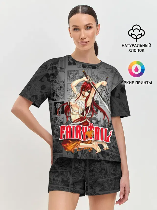 Женская пижама с шортами