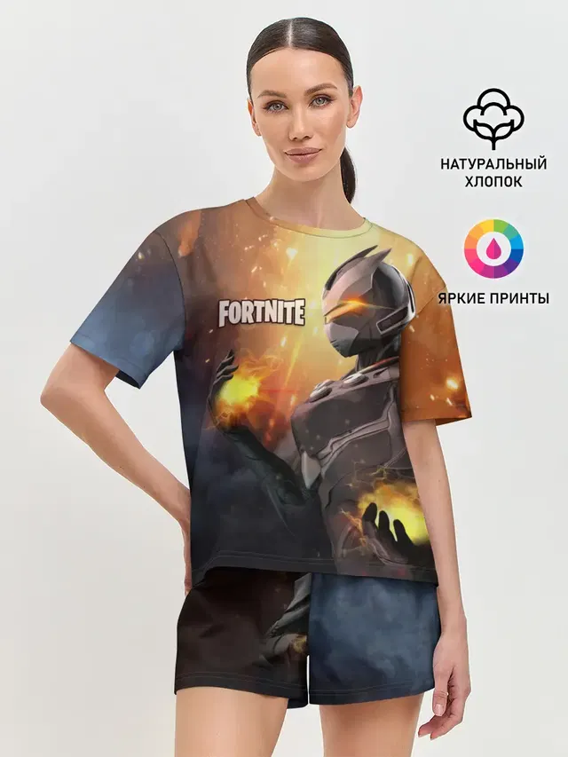 Женская пижама с шортами