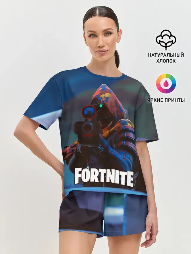 Женская пижама с шортами