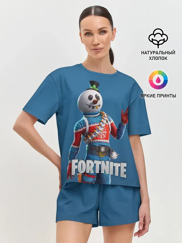 Женская пижама с шортами