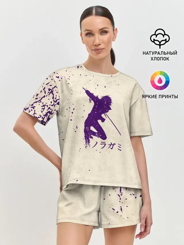 Женская пижама с шортами