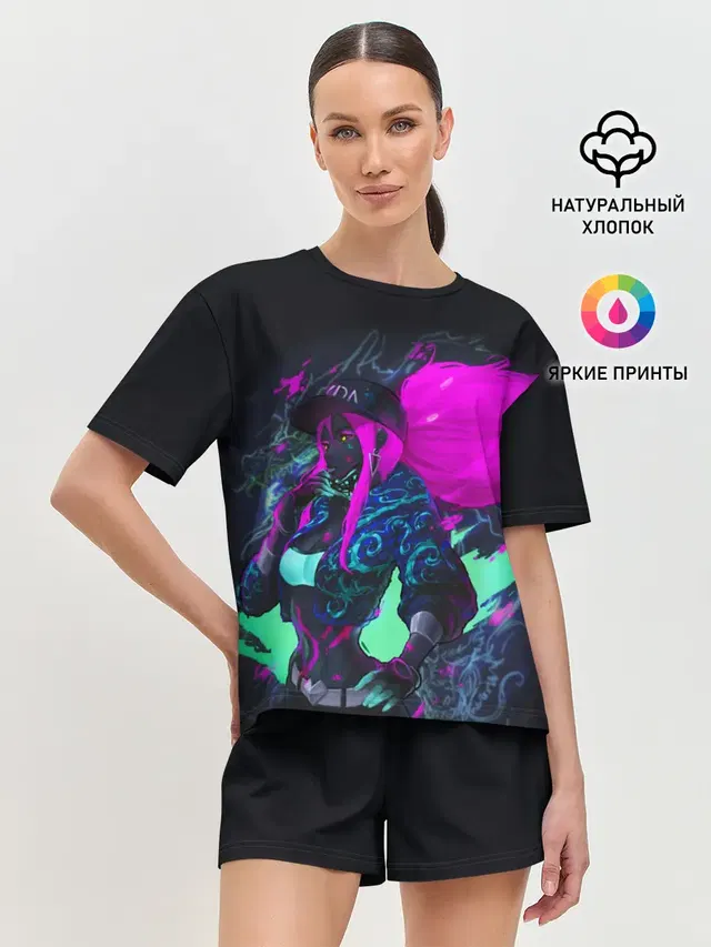 Женская пижама с шортами