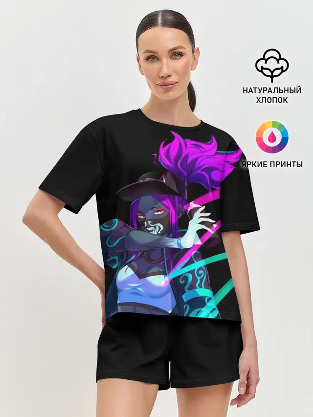 Женская пижама с шортами