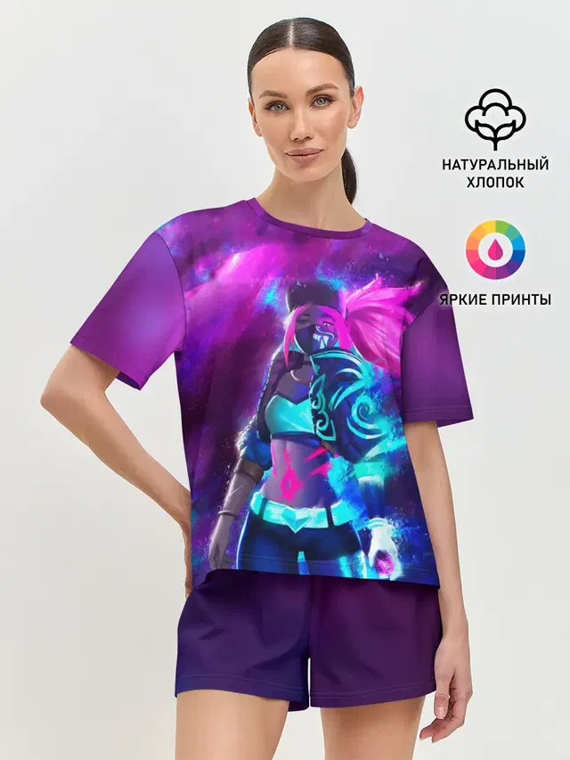 Женская пижама с шортами