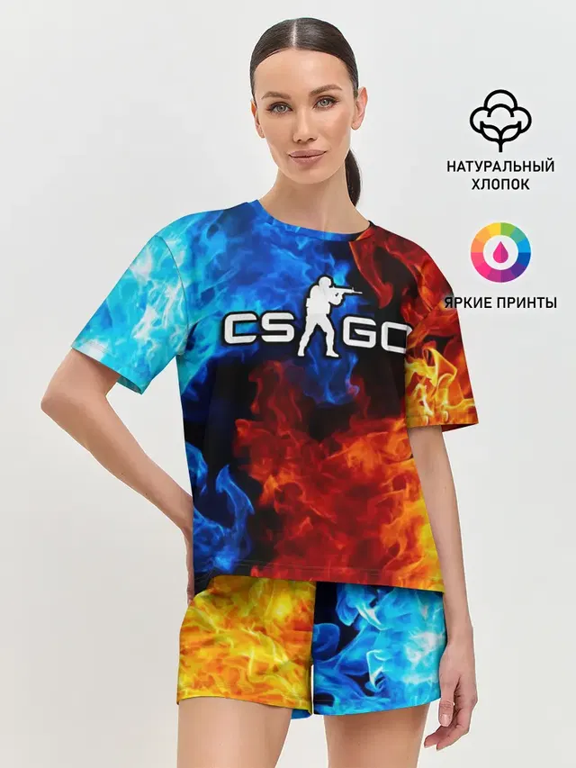 Женская пижама с шортами