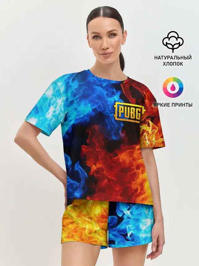 Женская пижама с шортами