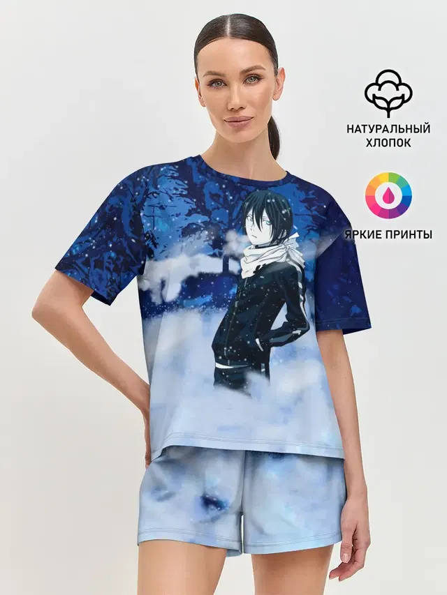 Женская пижама с шортами