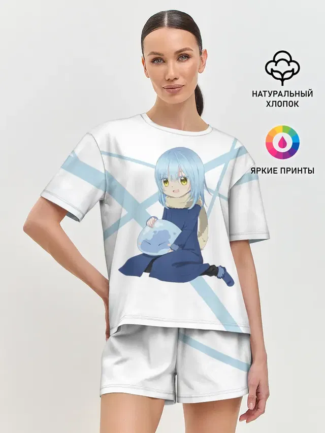 Женская пижама с шортами