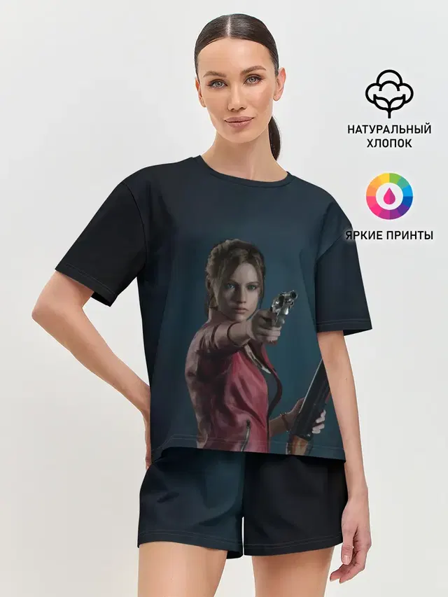 Женская пижама с шортами