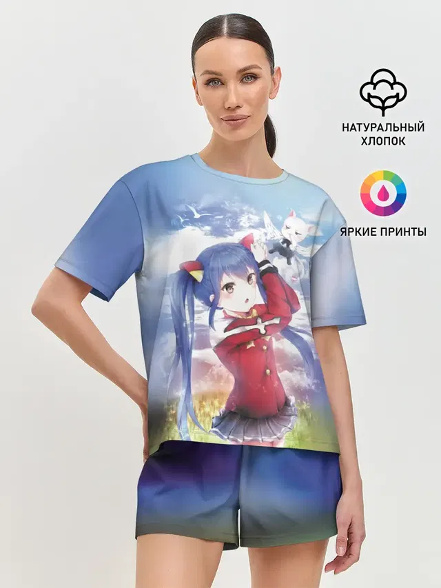 Женская пижама с шортами
