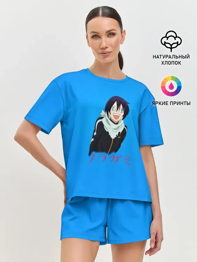 Женская пижама с шортами