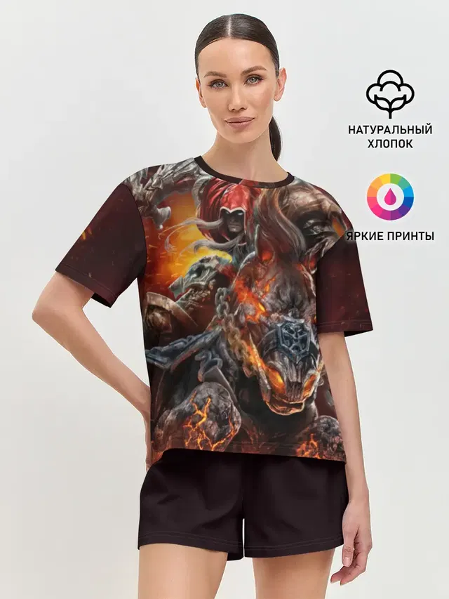 Женская пижама с шортами