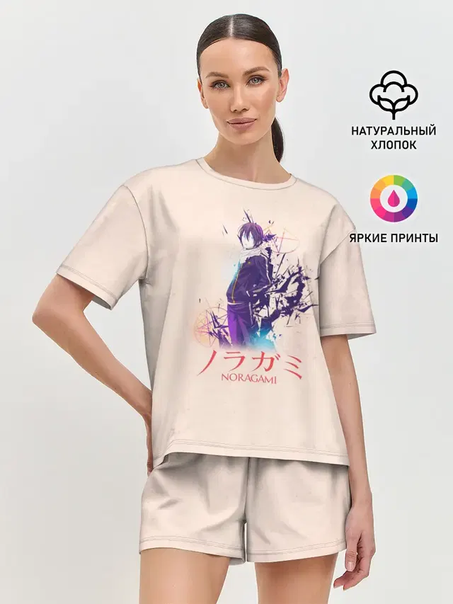 Женская пижама с шортами