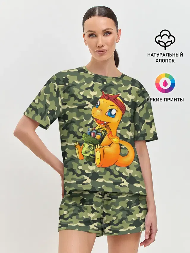 Женская пижама с шортами