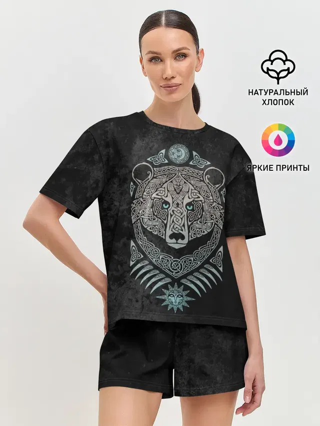 Женская пижама с шортами