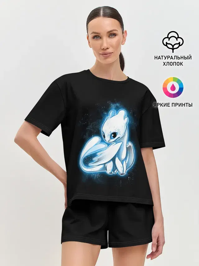 Женская пижама с шортами