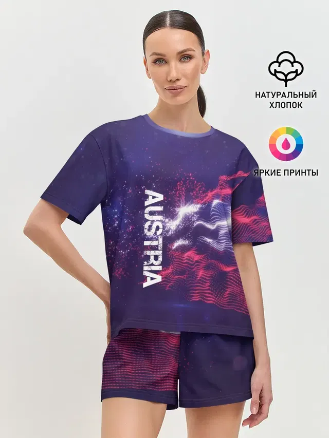 Женская пижама с шортами