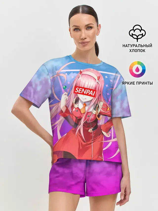 Женская пижама с шортами