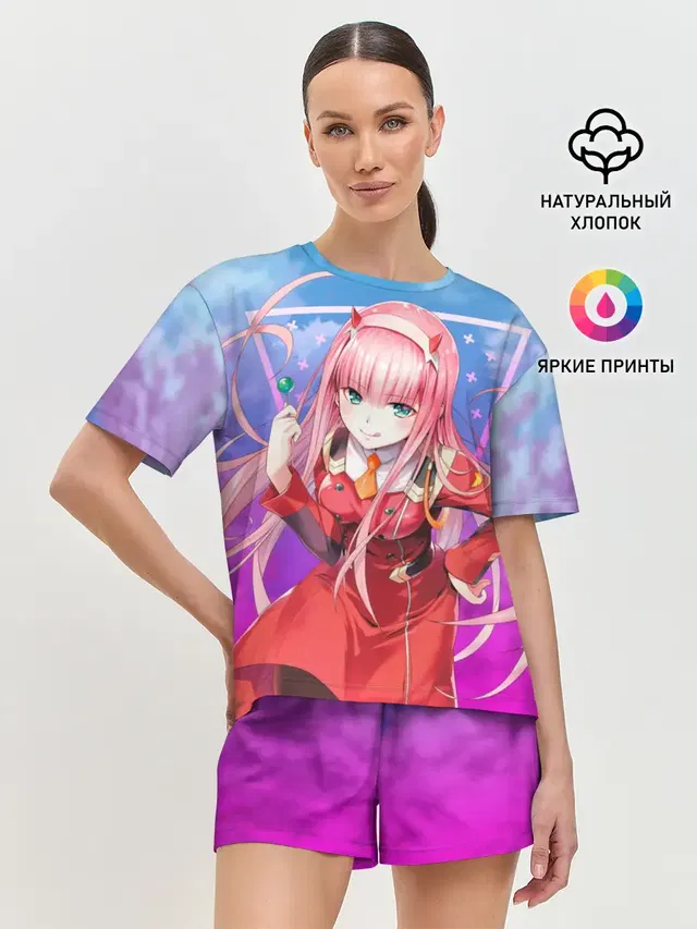 Женская пижама с шортами