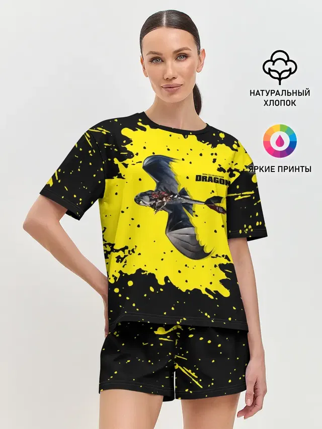 Женская пижама с шортами