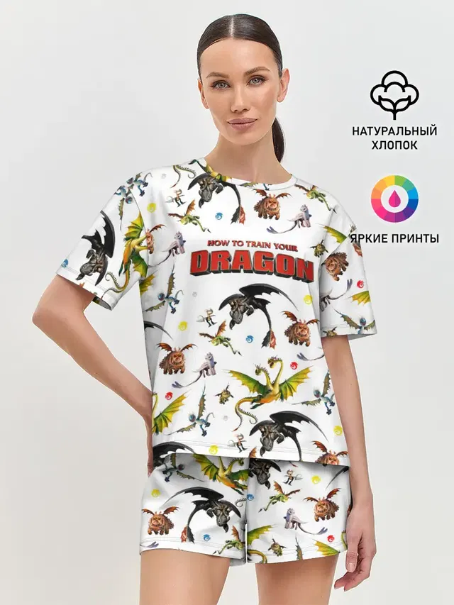Женская пижама с шортами