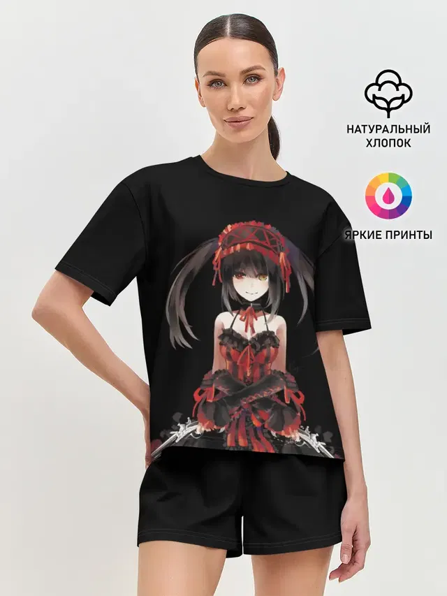 Женская пижама с шортами