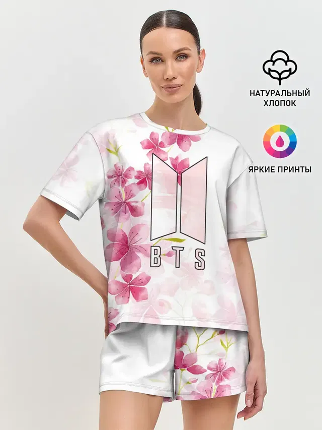Женская пижама с шортами