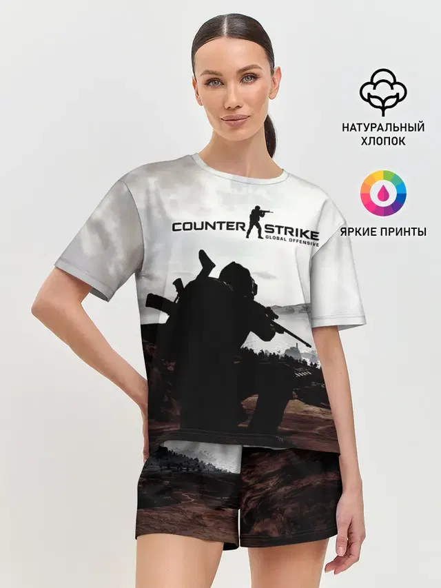 Женская пижама с шортами